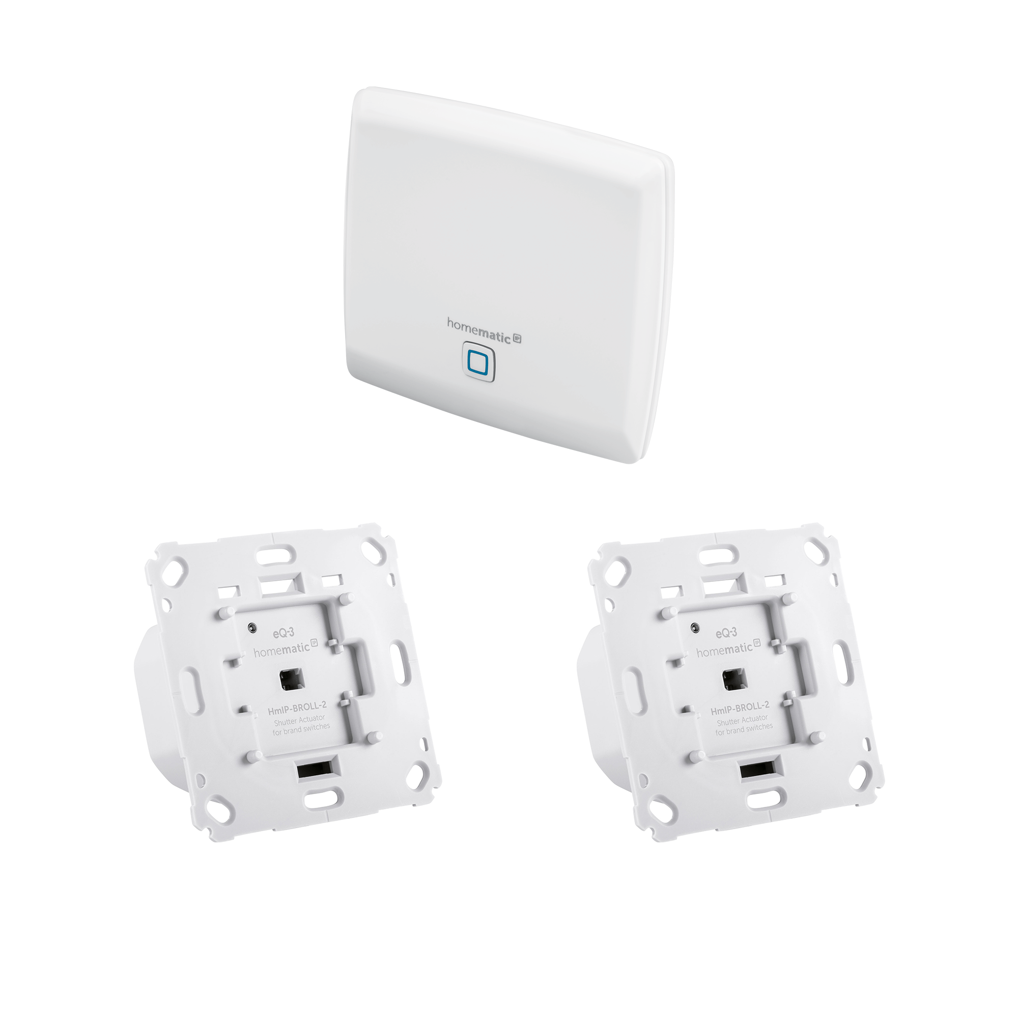 Homematic IP Rolladensteuerung für 2 Rollläden HmIP-BROLL-2 für Markenschalter & HmIP-HAP Access Point Homematic IP Rolladensteuerung für 2 Rollläden HmIP-BROLL-2 für Markenschalter & HmIP-HAP Access Point